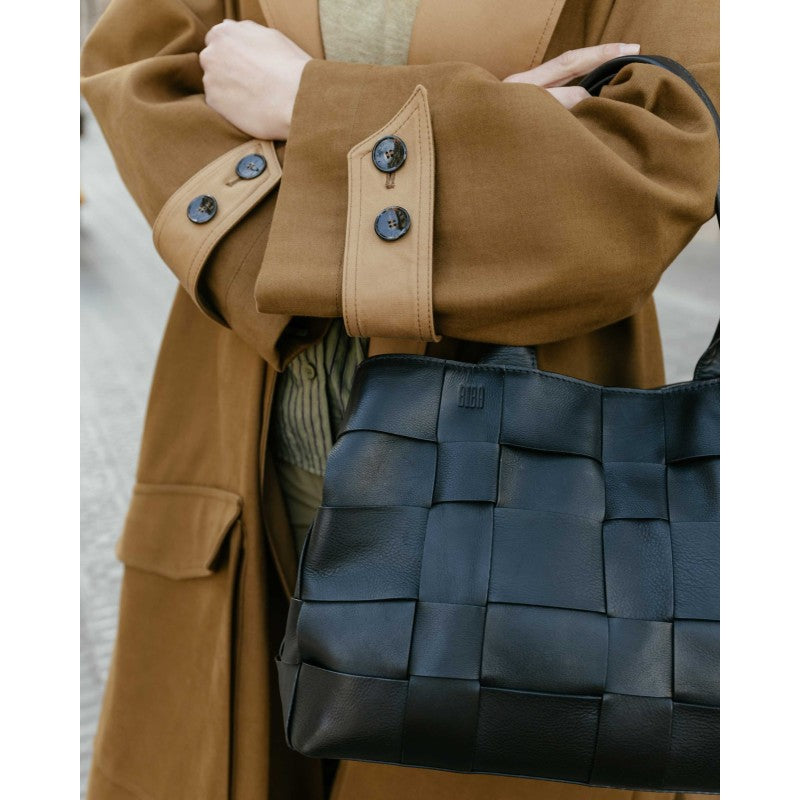 Leather shoulder bag BIBA Wann