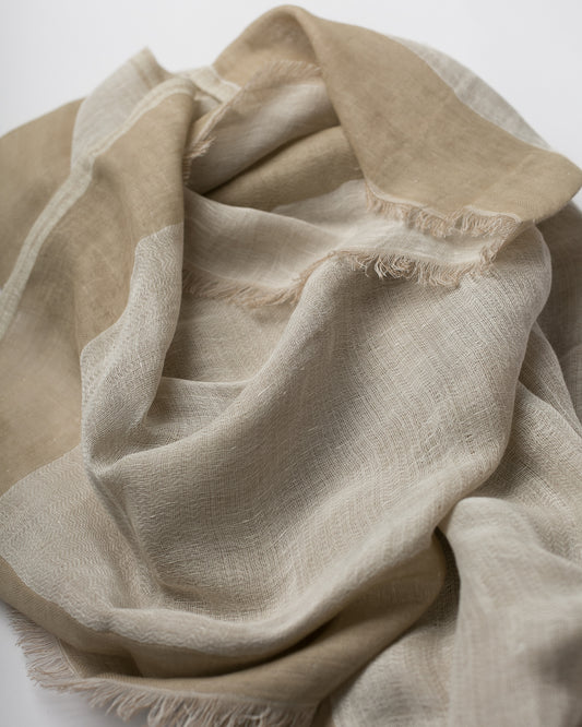 Skjerf lin og bomull. Adilene