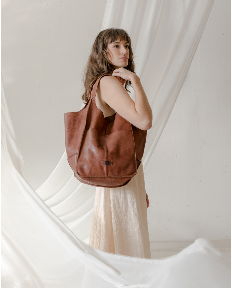 Veske Homer, Shoulder Bag. Tan