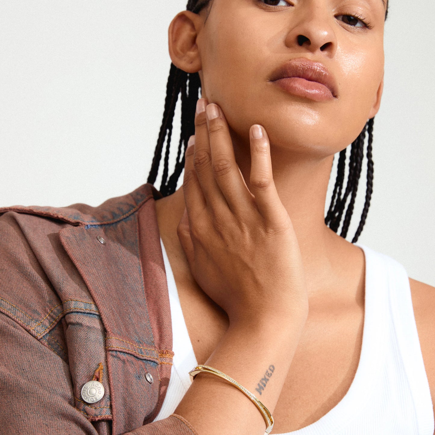 Armbånd KIRA gullbelagt