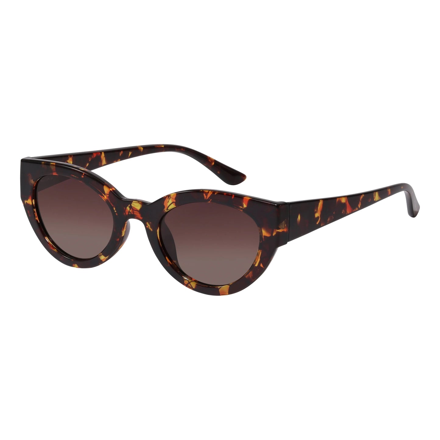 Solbriller JUNA Cat-eye, brun