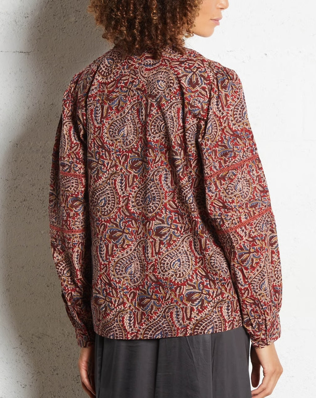 Bluse Serena - Burnt Russet