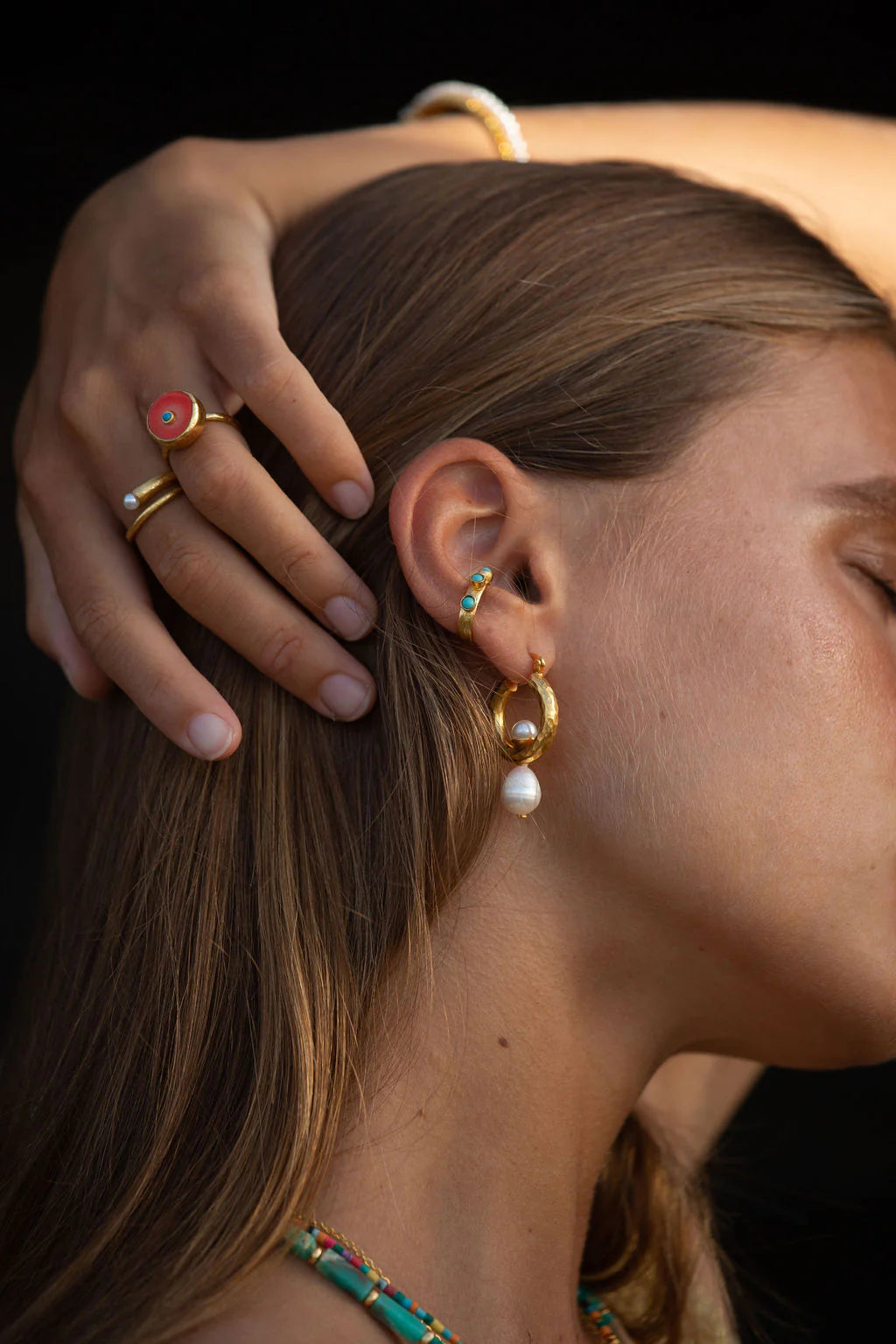 Ring Avalon Pearl Stacking Ring