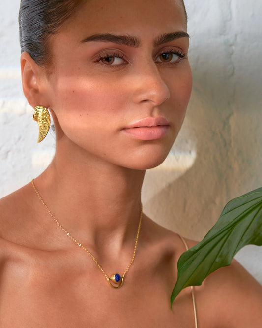 Smykke Elise Lapis Pendant Necklace