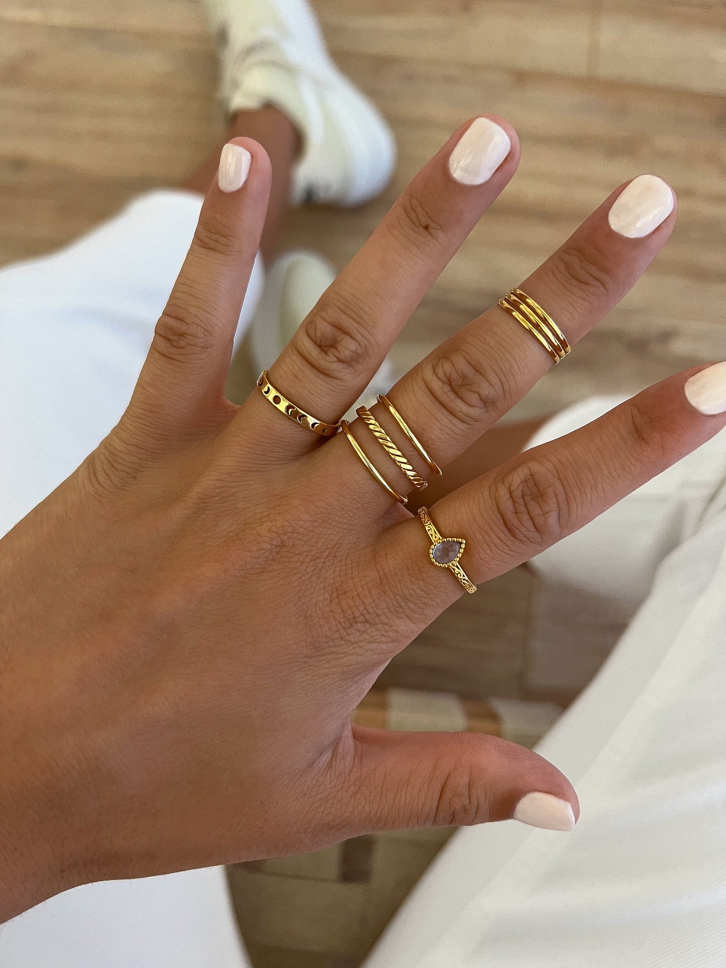 Ring Lanka Topaz Oro