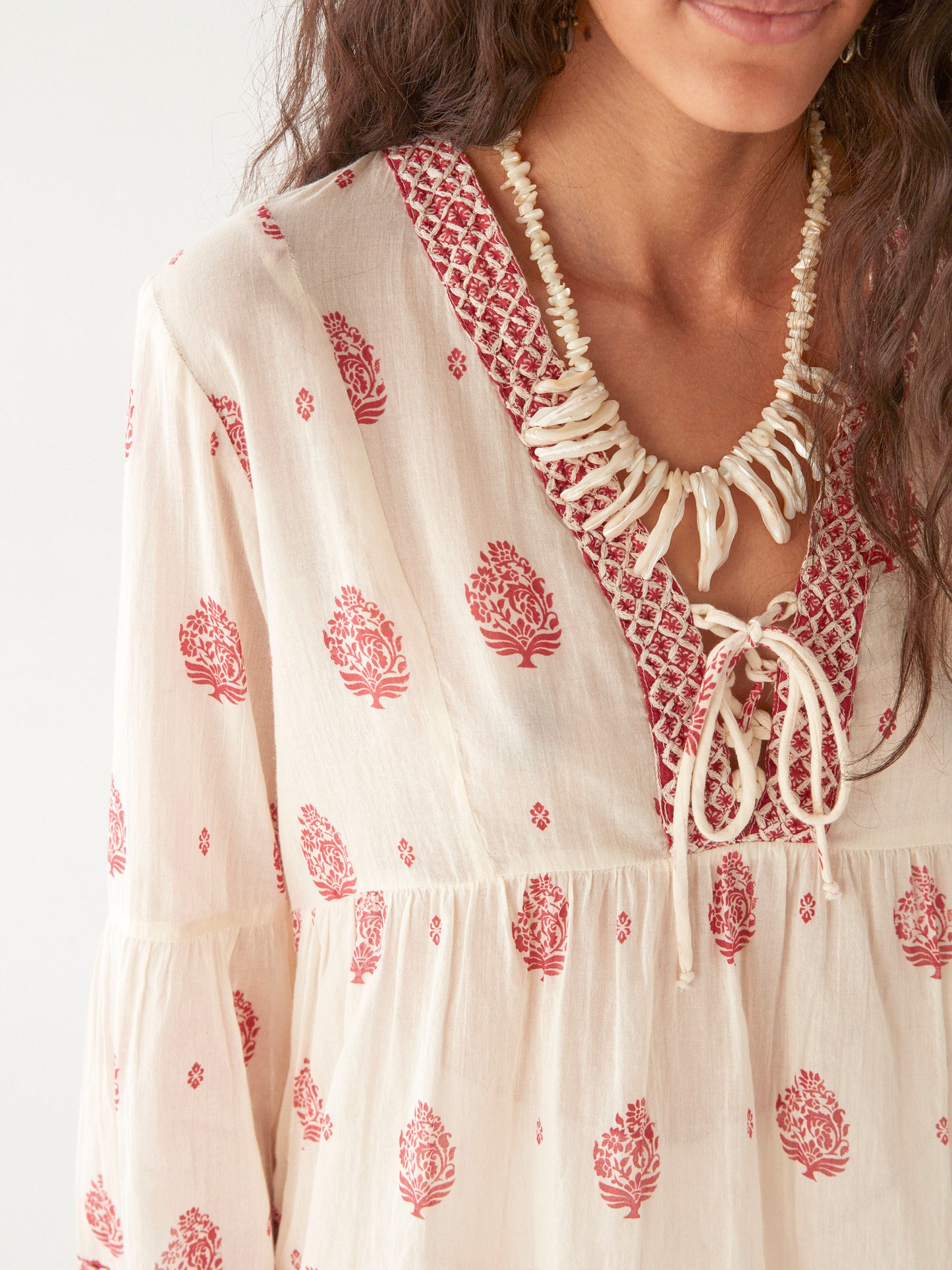 Bluse Delphine - Panna