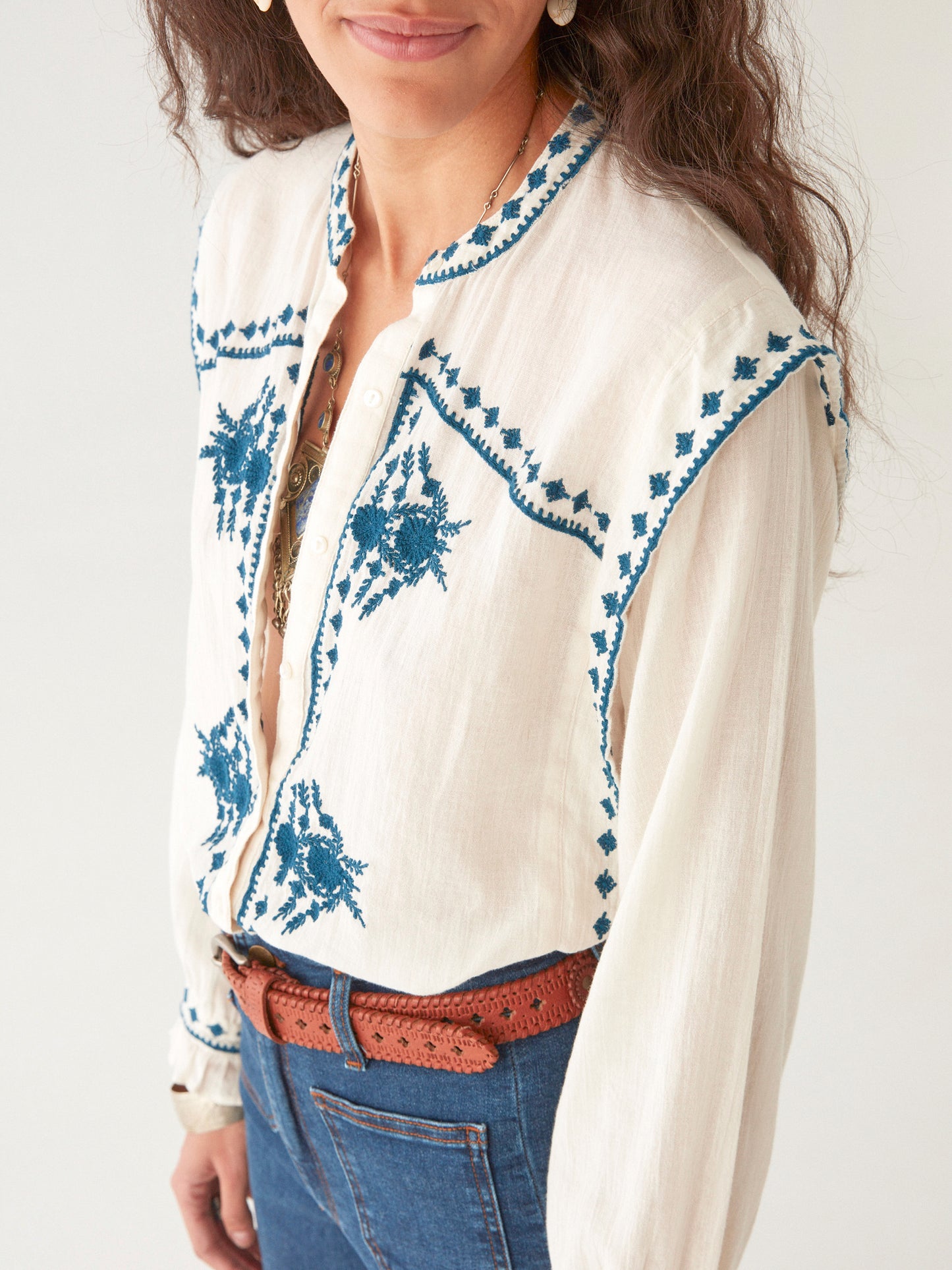 Bluse Philippa - Daisy Panna Cotta