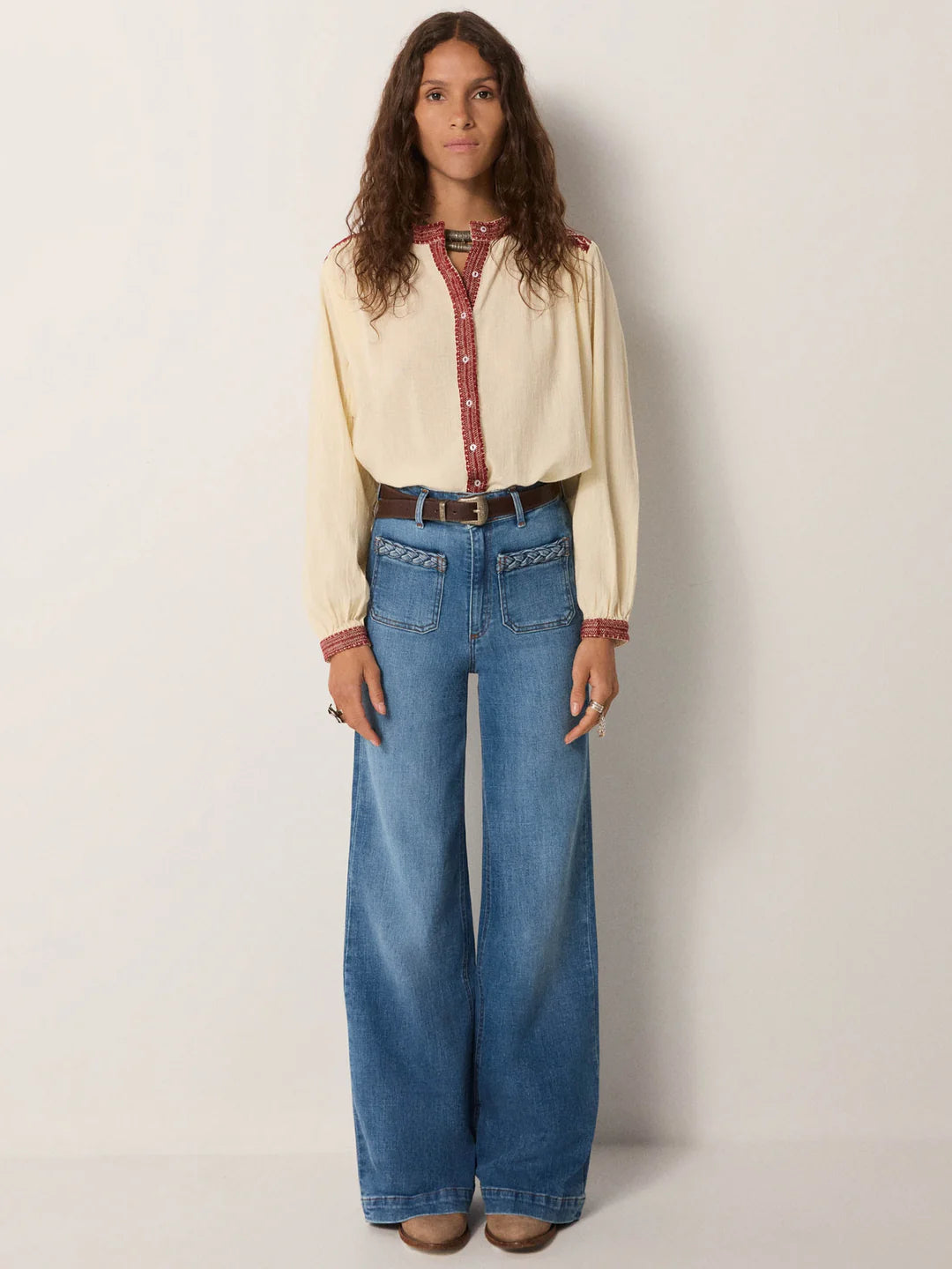 Bluse Charlotte - Rouge