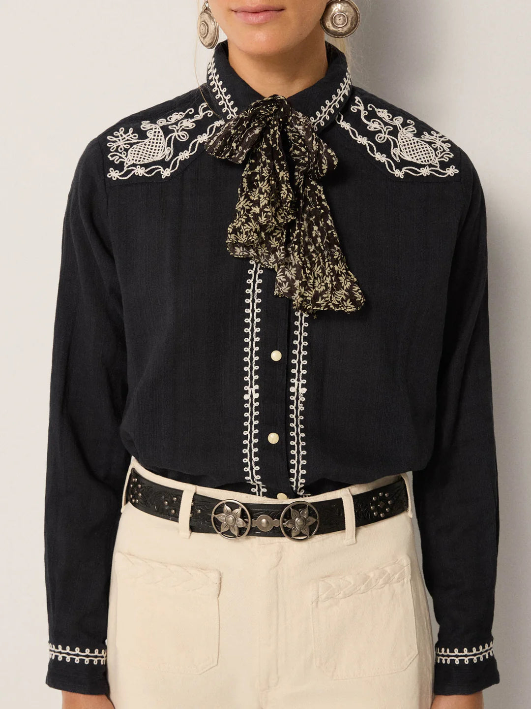 Bluse Charro - Tabasco Noir