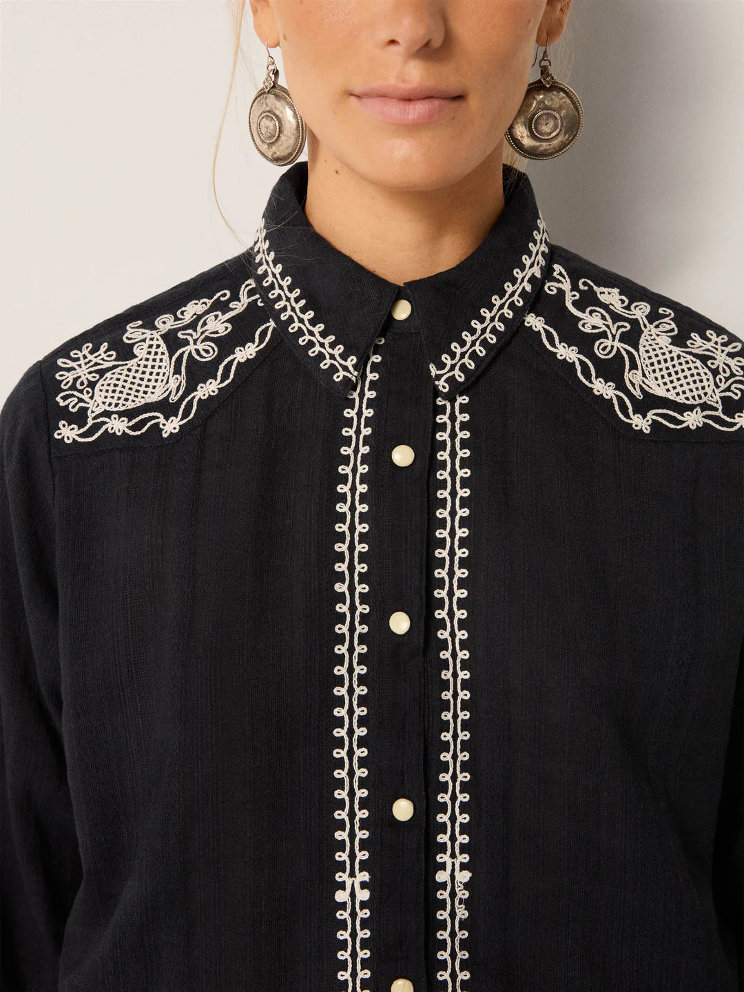 Bluse Charro - Tabasco Noir