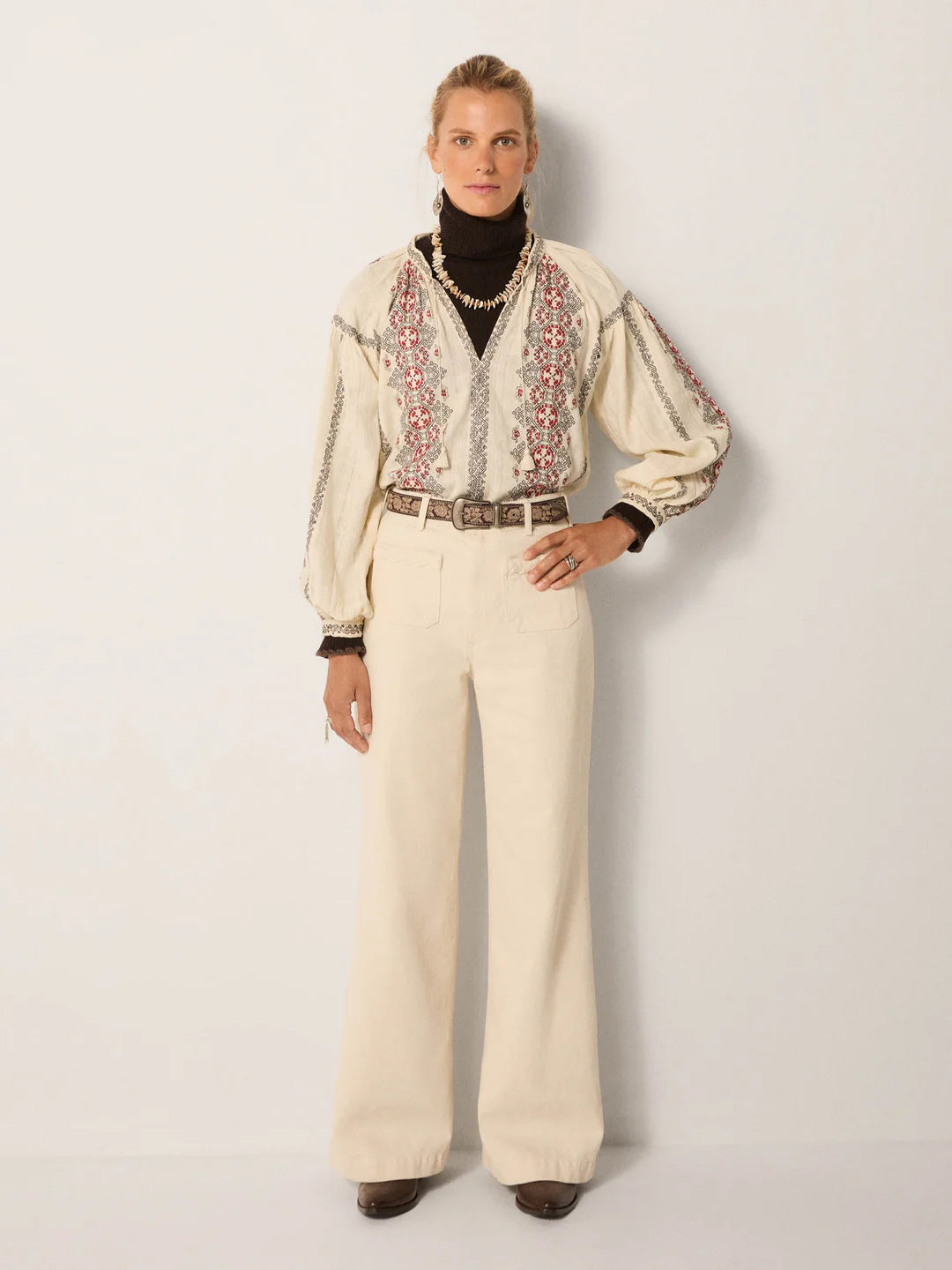 Bluse Virginia - Danubio Ecru