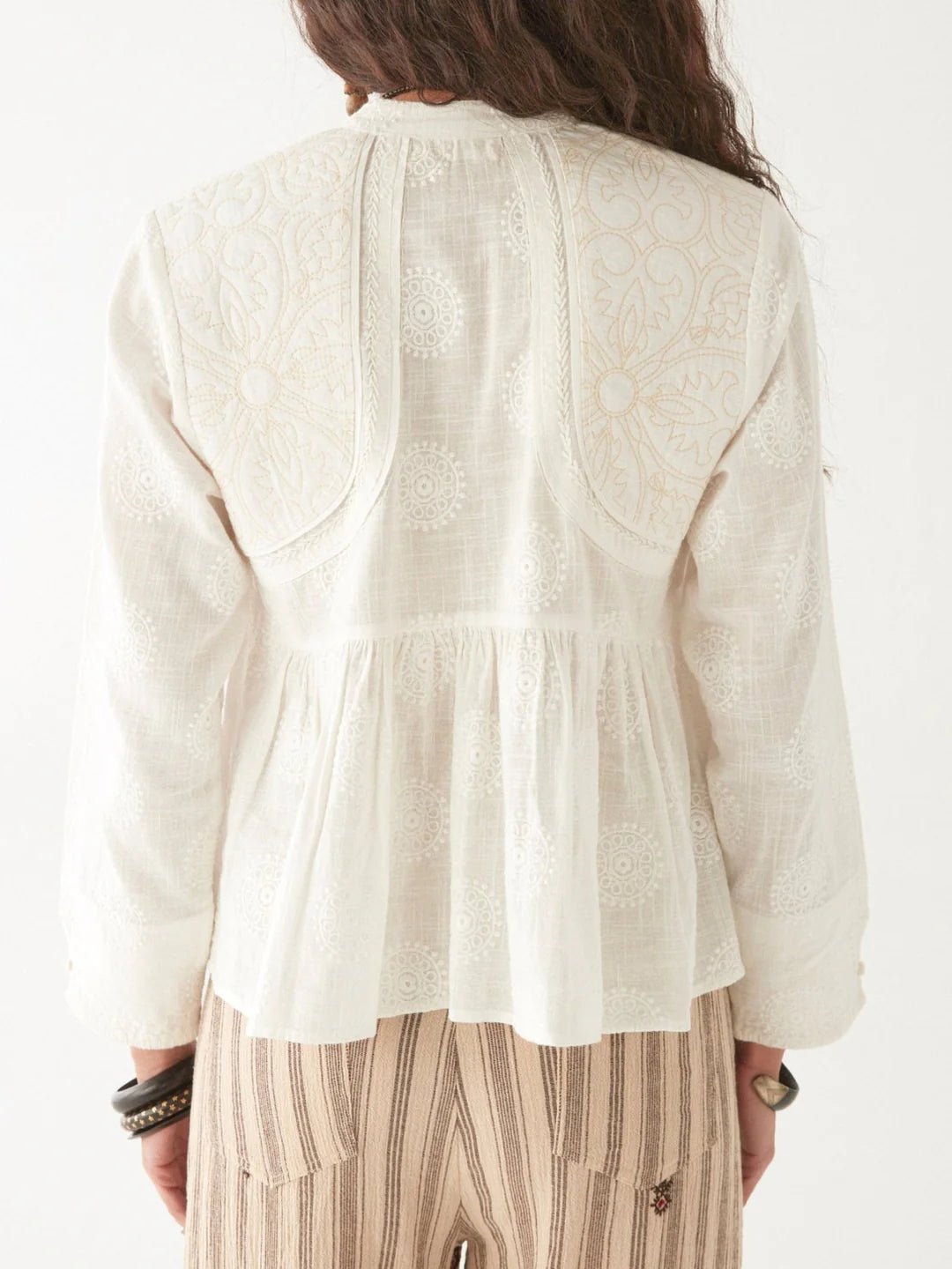 Bluse Ariana - Mosaique Ivory