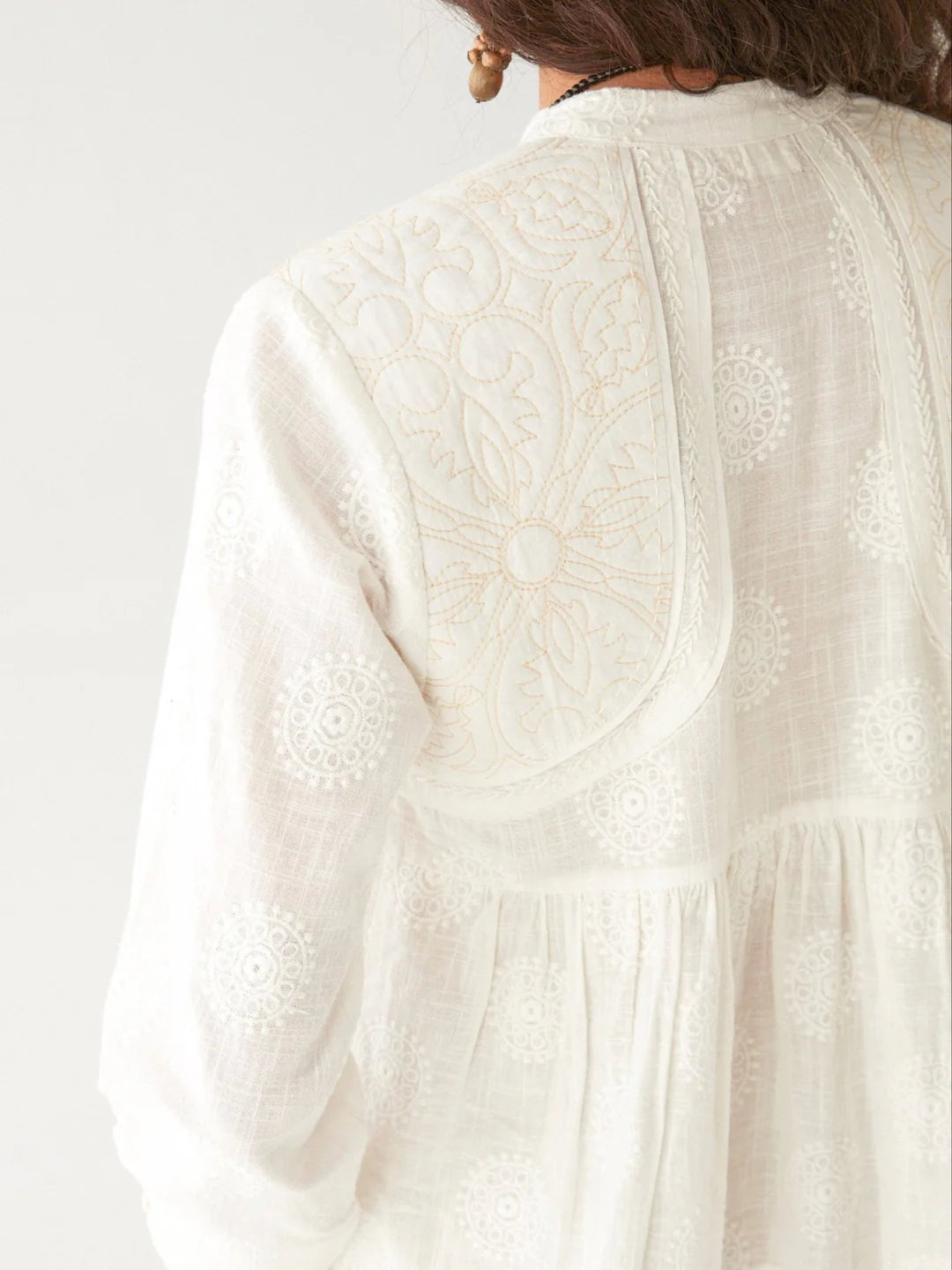 Bluse Ariana - Mosaique Ivory