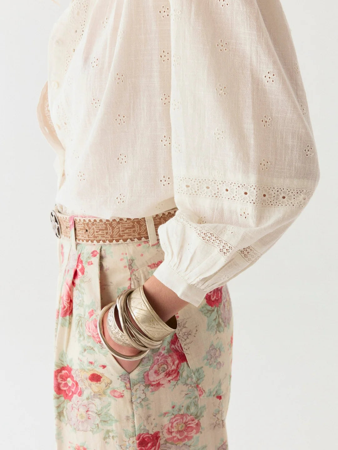 Bluse Colette - Mosaique Ivory