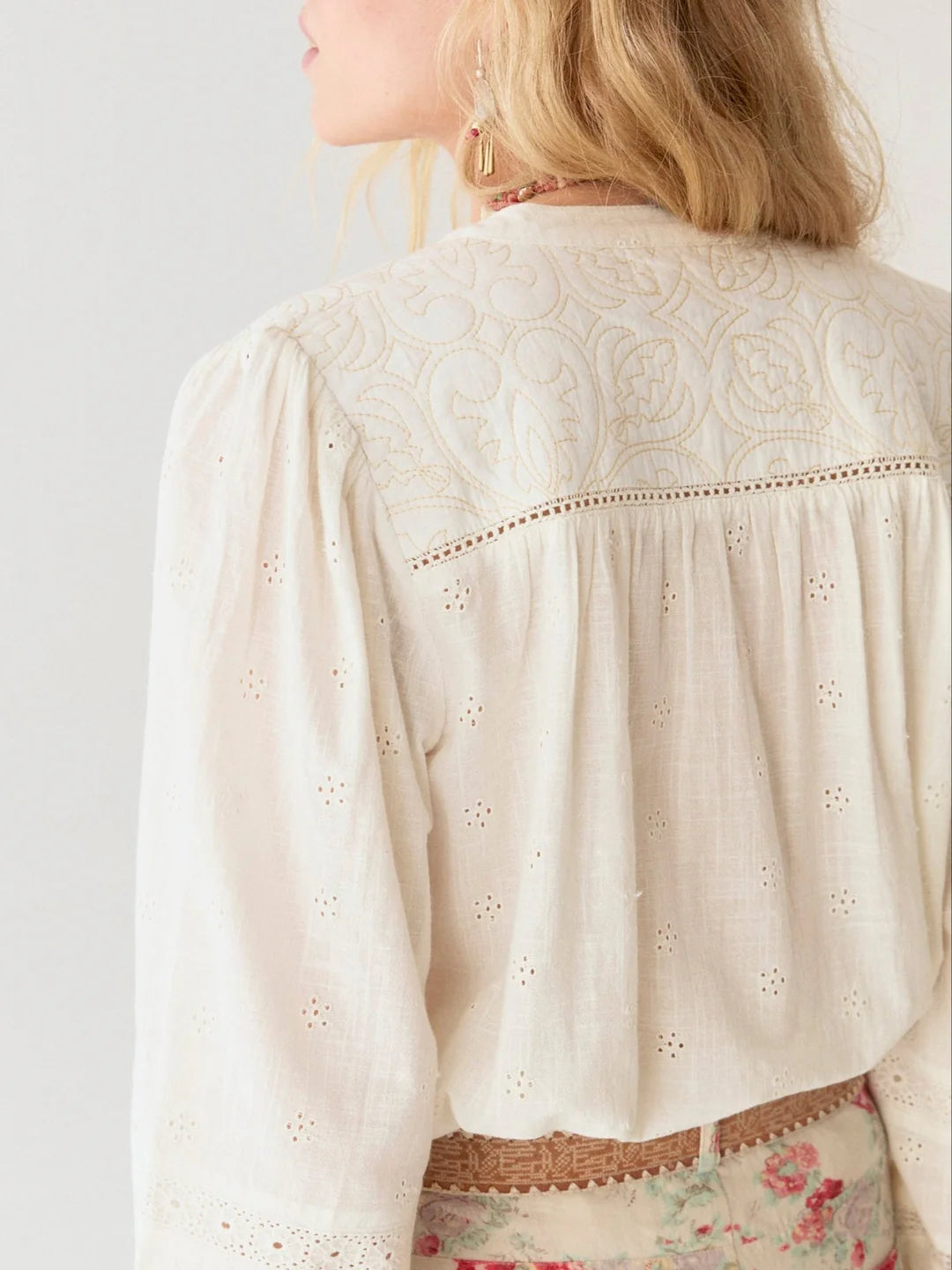 Bluse Colette - Mosaique Ivory