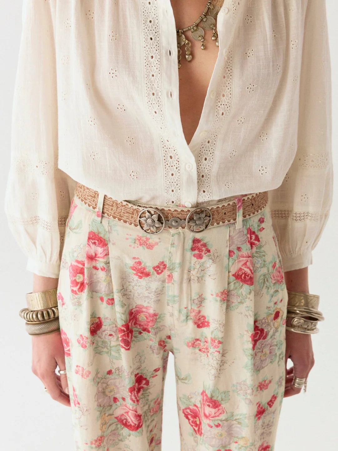 Bluse Colette - Mosaique Ivory