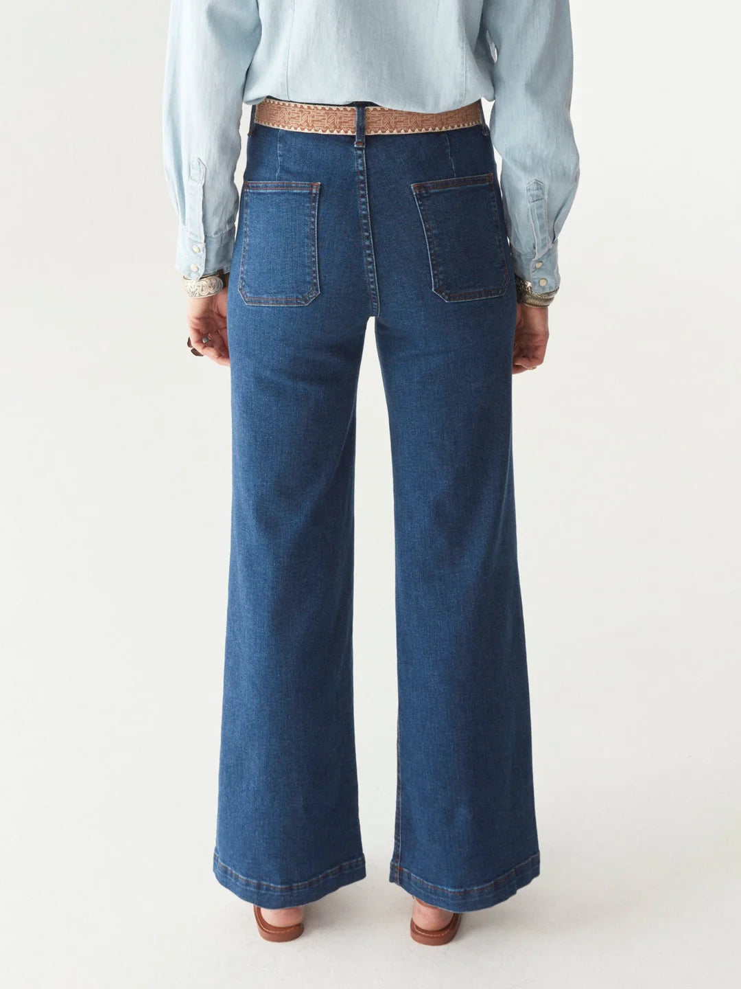 Bukse Edna Denim - Dark Denim