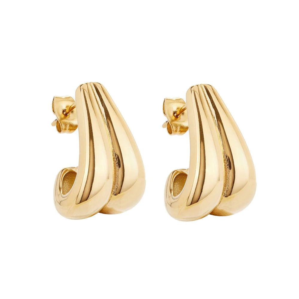 Øredobber Retro Waterfall Hoops