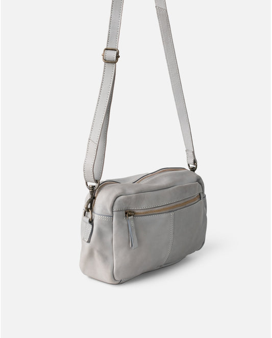 Veske Boston, Cross Bag. Lys grå