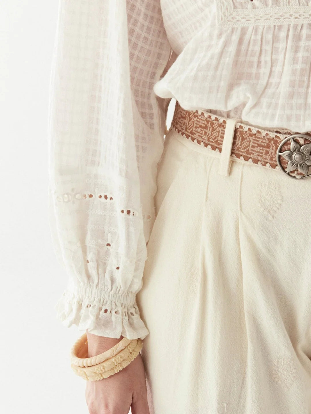 Bluse Sabine Lord Byron - Pearl