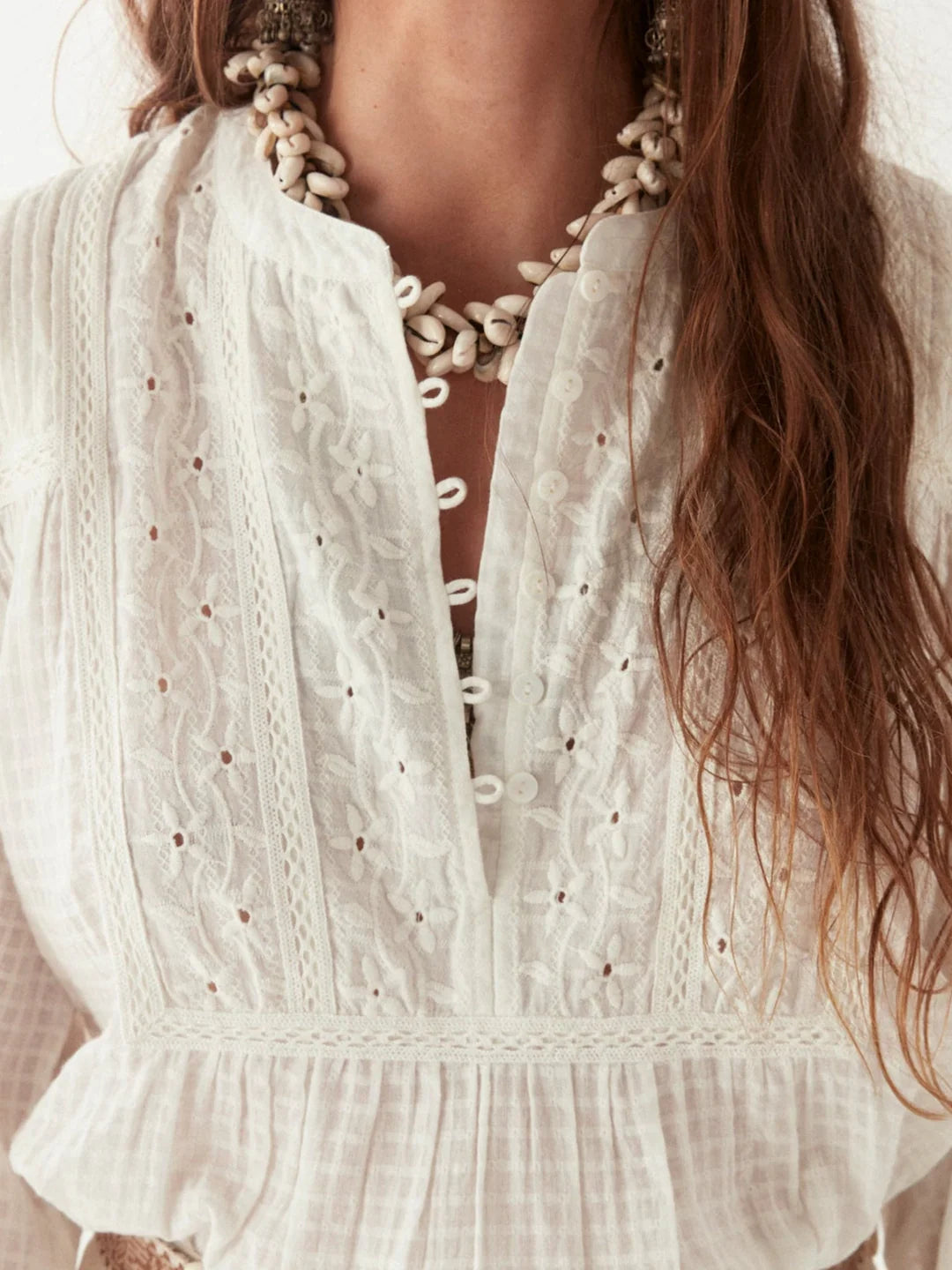 Bluse Sabine Lord Byron - Pearl