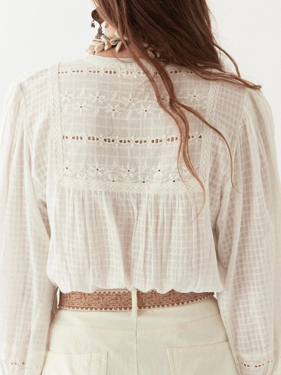 Bluse Sabine Lord Byron - Pearl