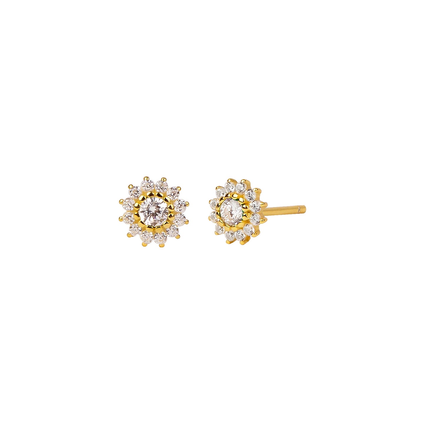 Øredobber Aster Gold