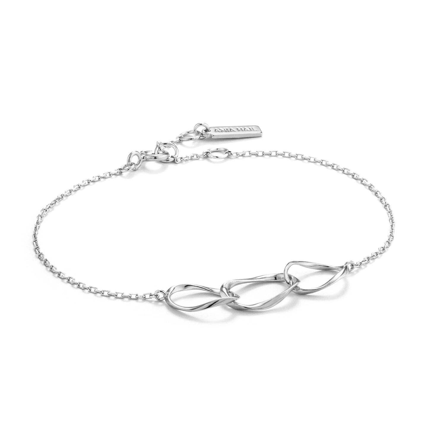 Armbånd Swirl Silver