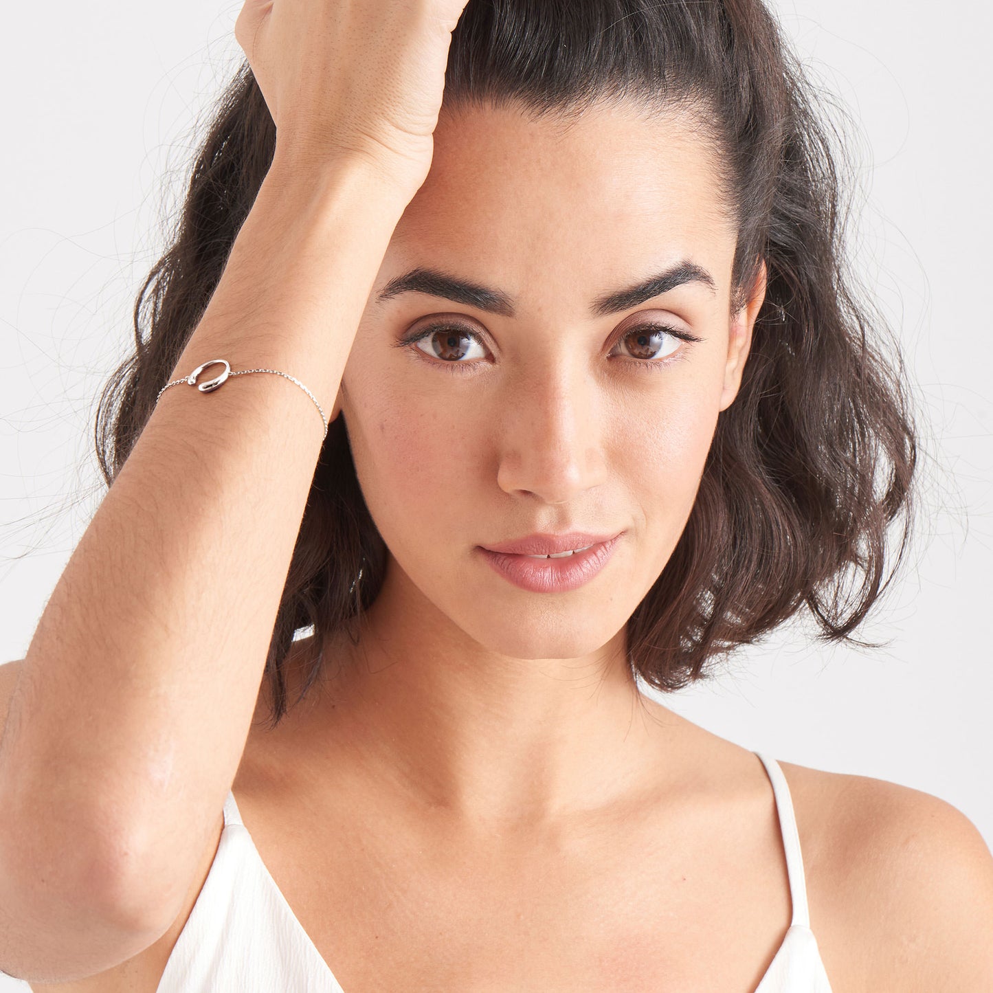 Armbånd Luxe Curve Silver