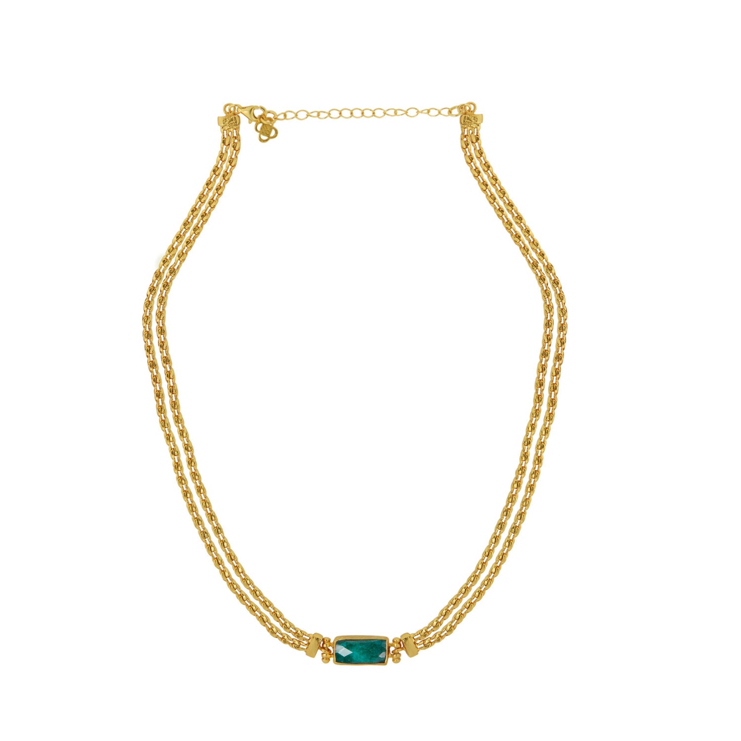 Smykke Everly Emerald Chain