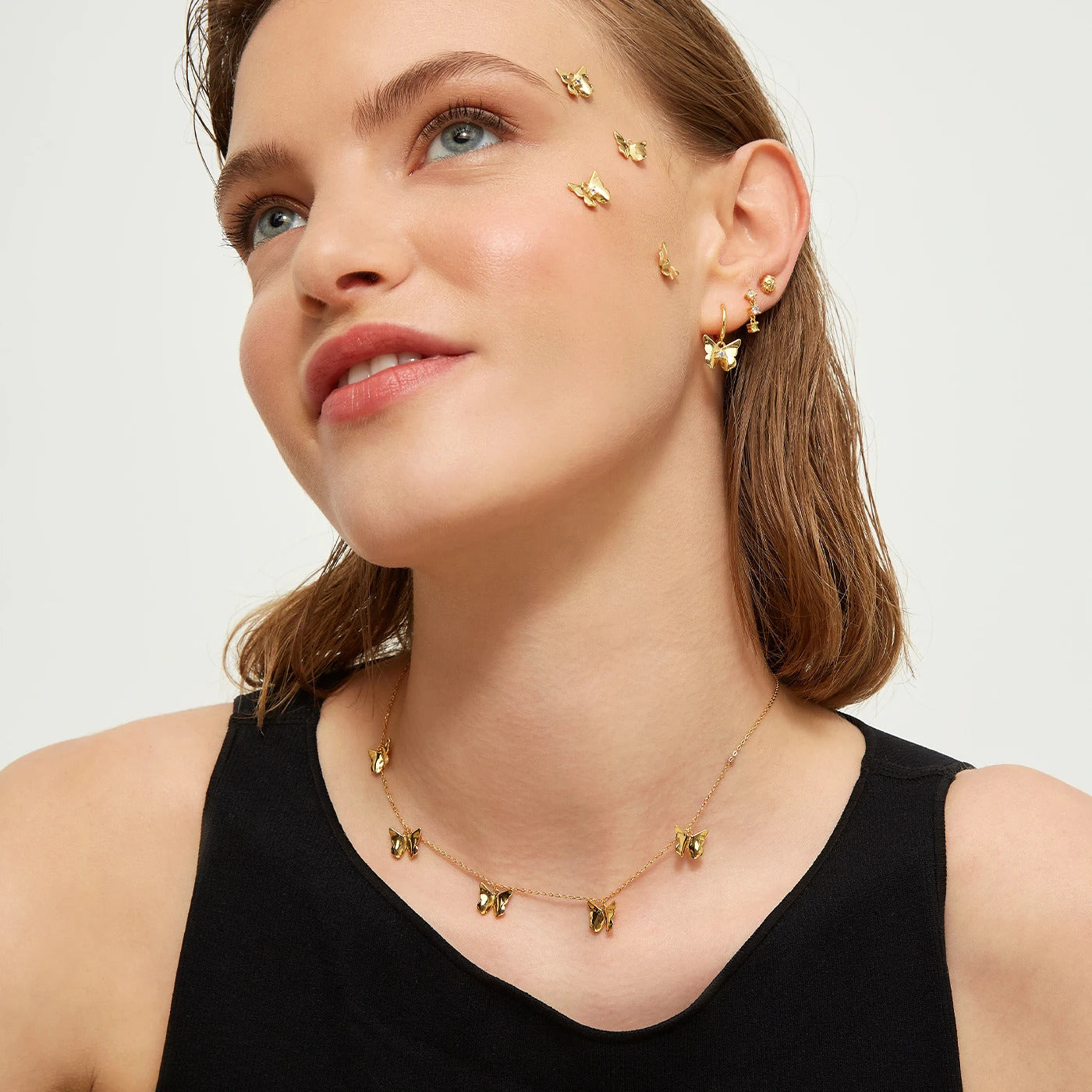 Smykke Butterfly Gold