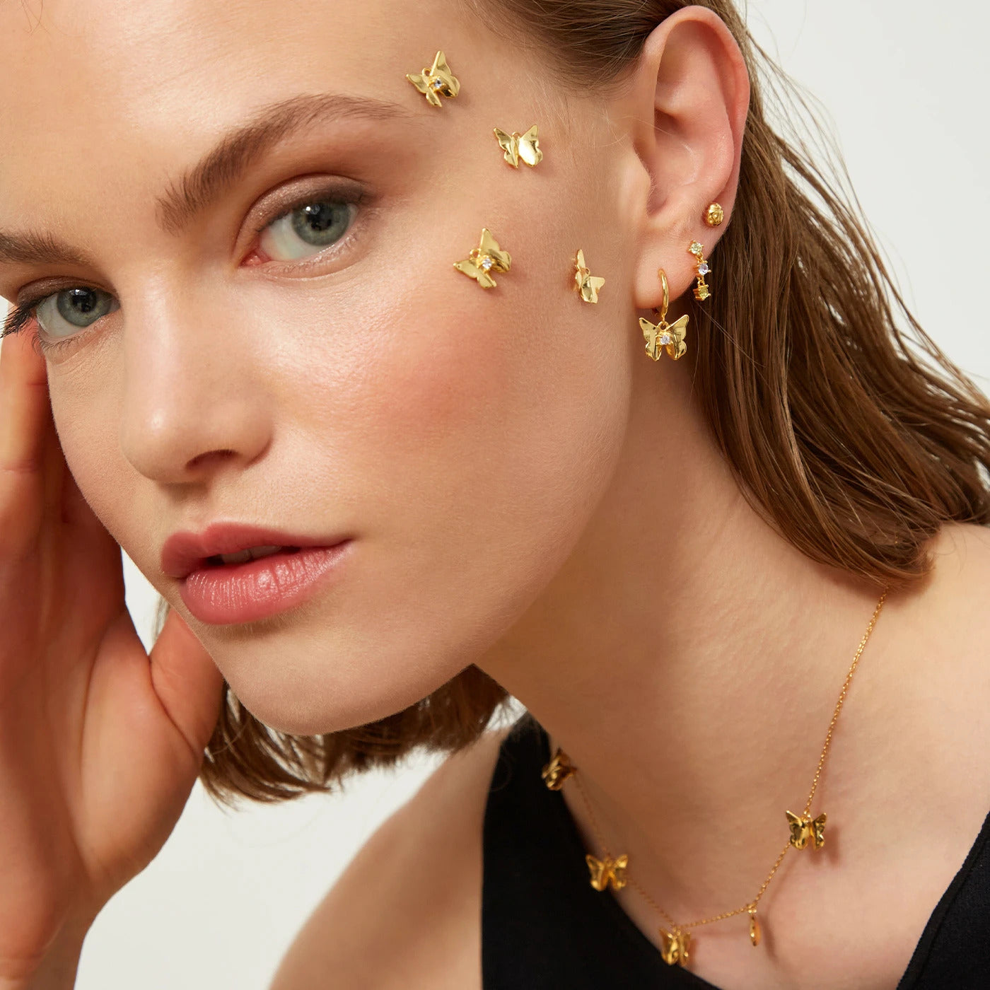 Smykke Butterfly Gold