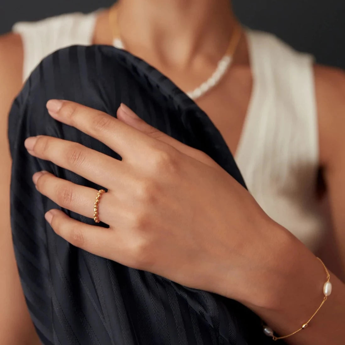 Ring Jolene Gold Stacking Ring