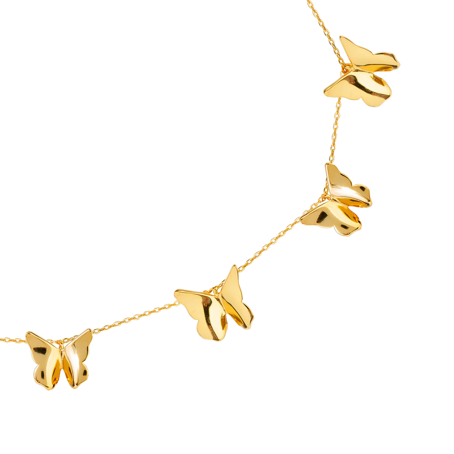 Smykke Butterfly Gold