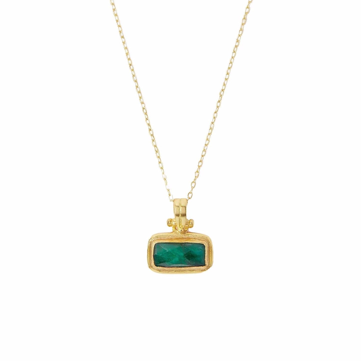 Smykke Noa Emerald Pendant