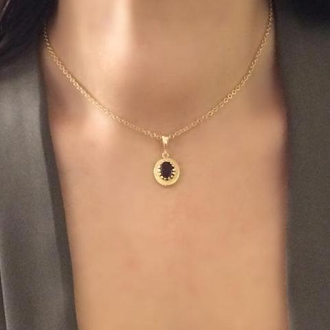 Smykke Gold Vermeil Garnet