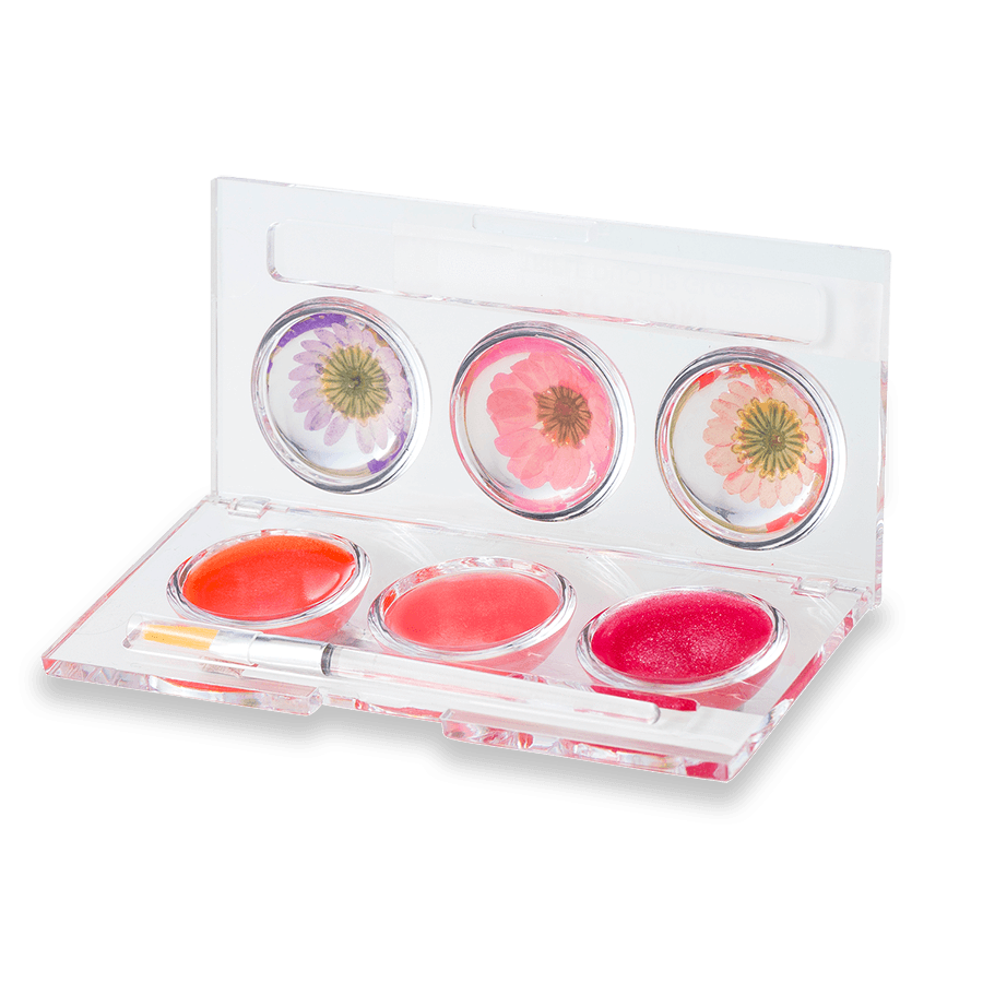 Triple Duo Lip Gloss, Luscious Kiss