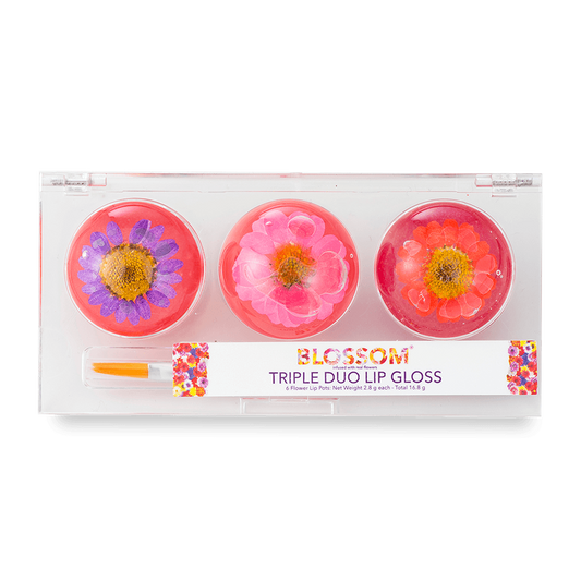 Triple Duo Lip Gloss, Luscious Kiss