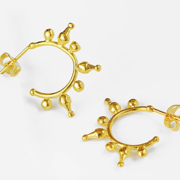 Øredobber Jale Antique Gold