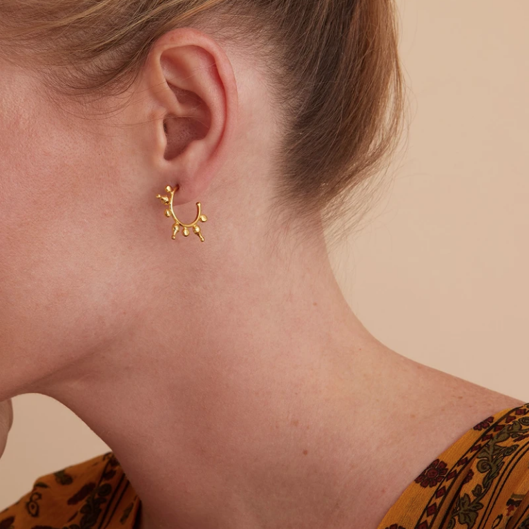 Øredobber Jale Antique Gold