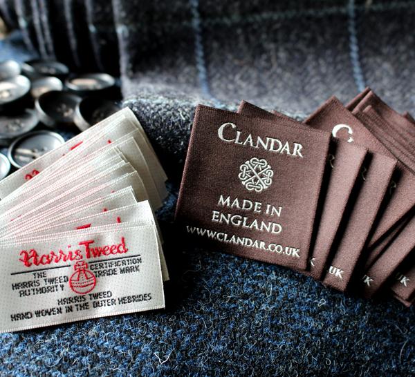 Eksklusiv, vendbar Tweed Poncho