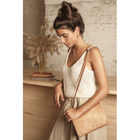 Veske Natalia. Cross Bag, medium. Cream