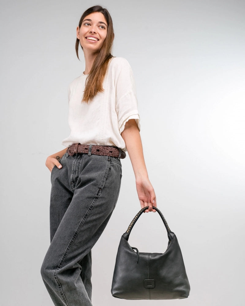 Veske Leary, medium. Black