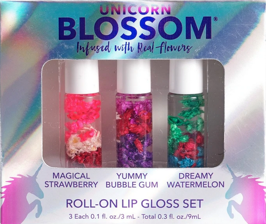 VINN Unicorn Mini Roll-On Lip Gloss fra Blossom!