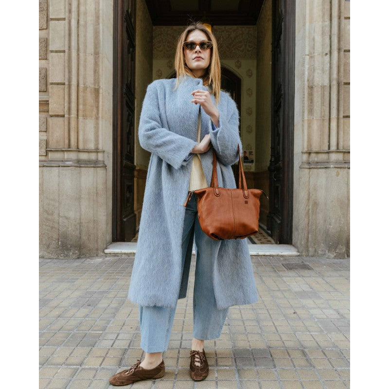 Leather shoulder bag BIBA Hooper