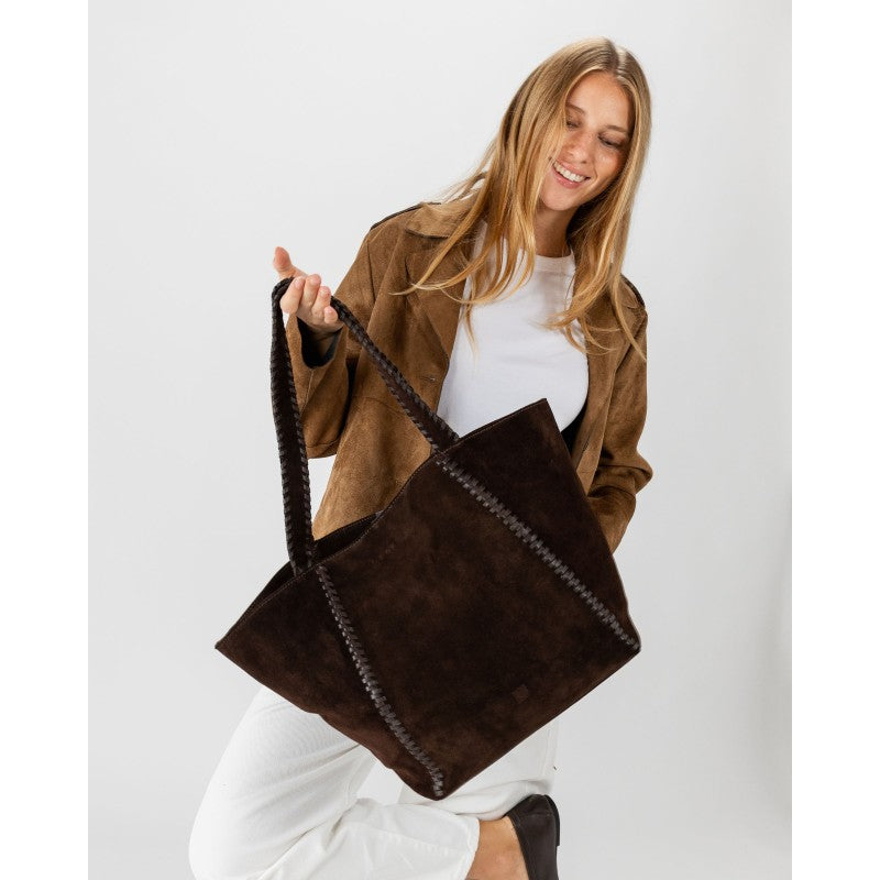 Leather shoulder bag BIBA Narrows