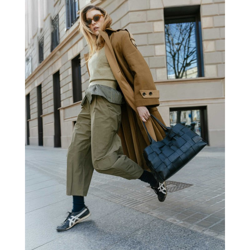 Leather shoulder bag BIBA Wann