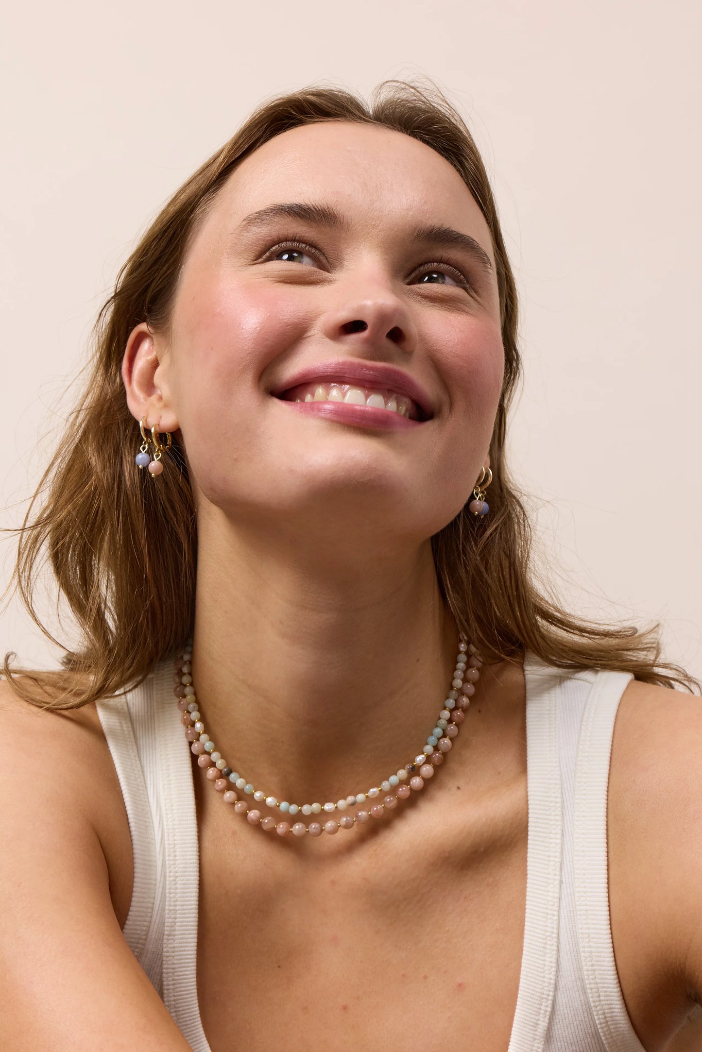 Ellie Amazonite Pearl halssmykke - Hope Soï Copenhagen
