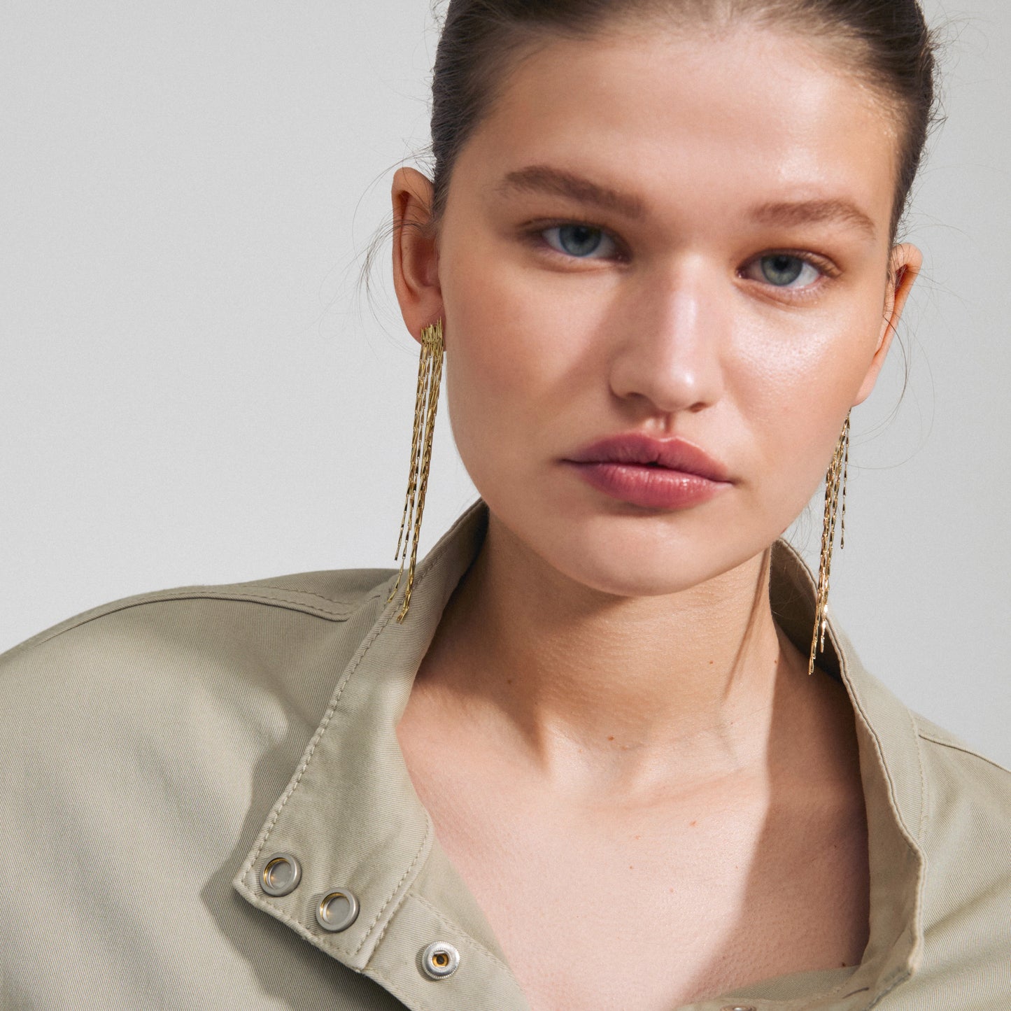 Øredobber ZENOBIA gullbelagt