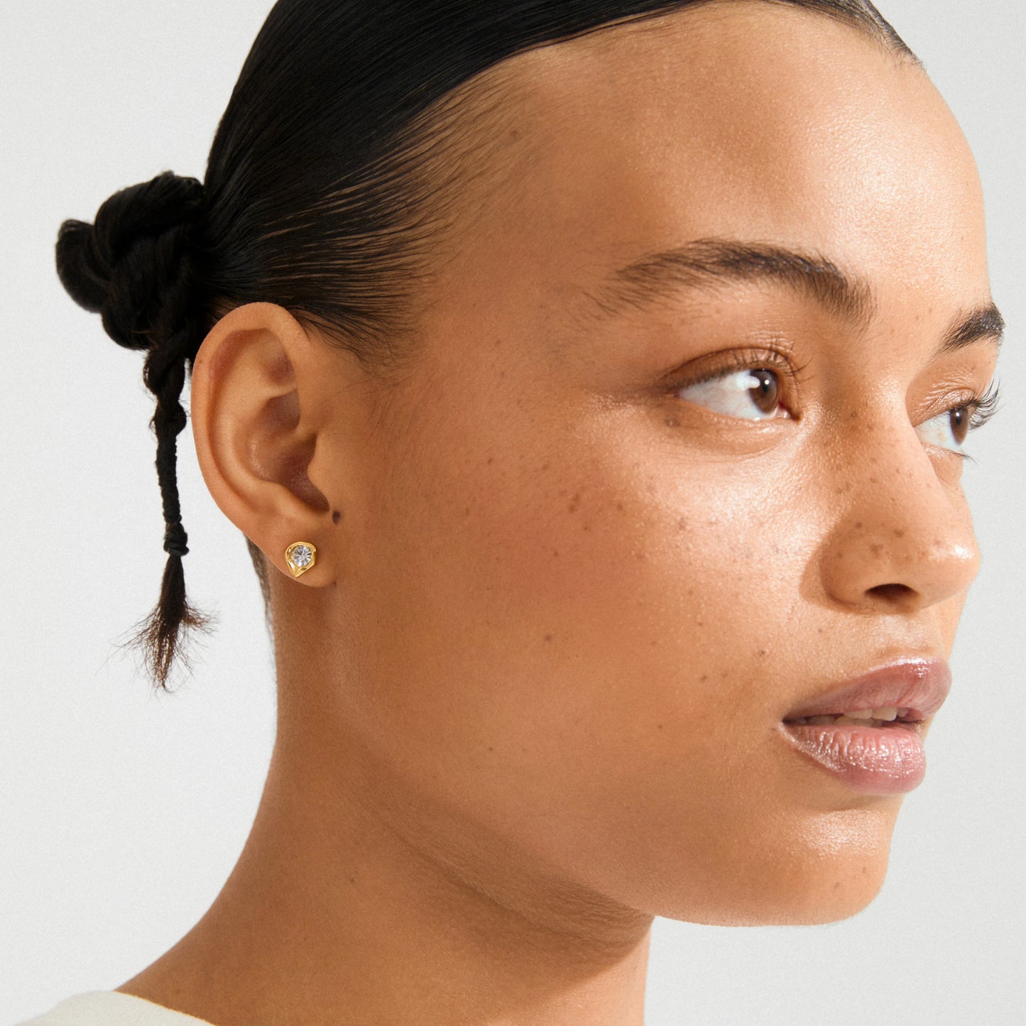 Øredobber KOTA gullbelagt